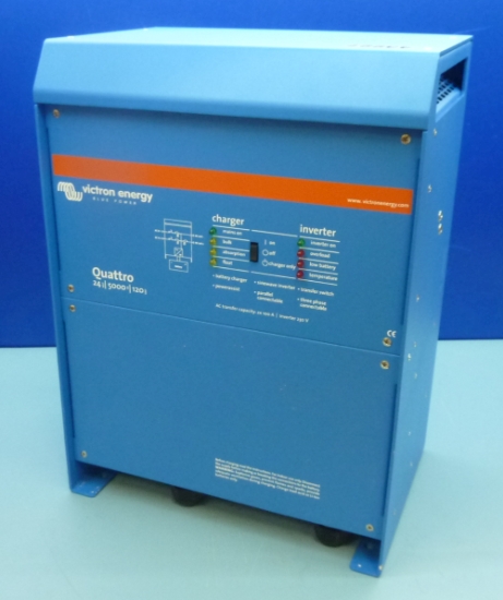 Victron Energy Quattro 24V-5000VA-120A Inverter - REF#43227 - Electronix  Services