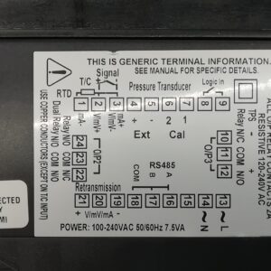 Repair and Refurbishment Service for Dynisco 1490 Panel Indicator Ref#66737